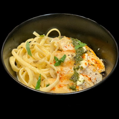 Паста с куриной грудкой